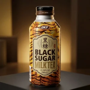 OKF Black Sugar Milk Tea 390ml - Ceai cu Lapte Delicios