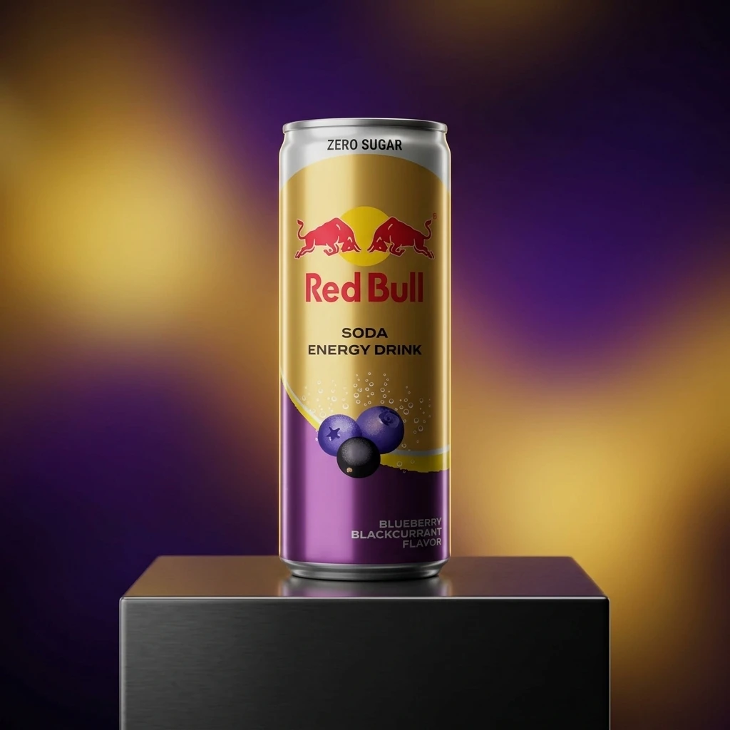 Red Bull Blueberry Zero 250ml - Energie cu aromă de fructe